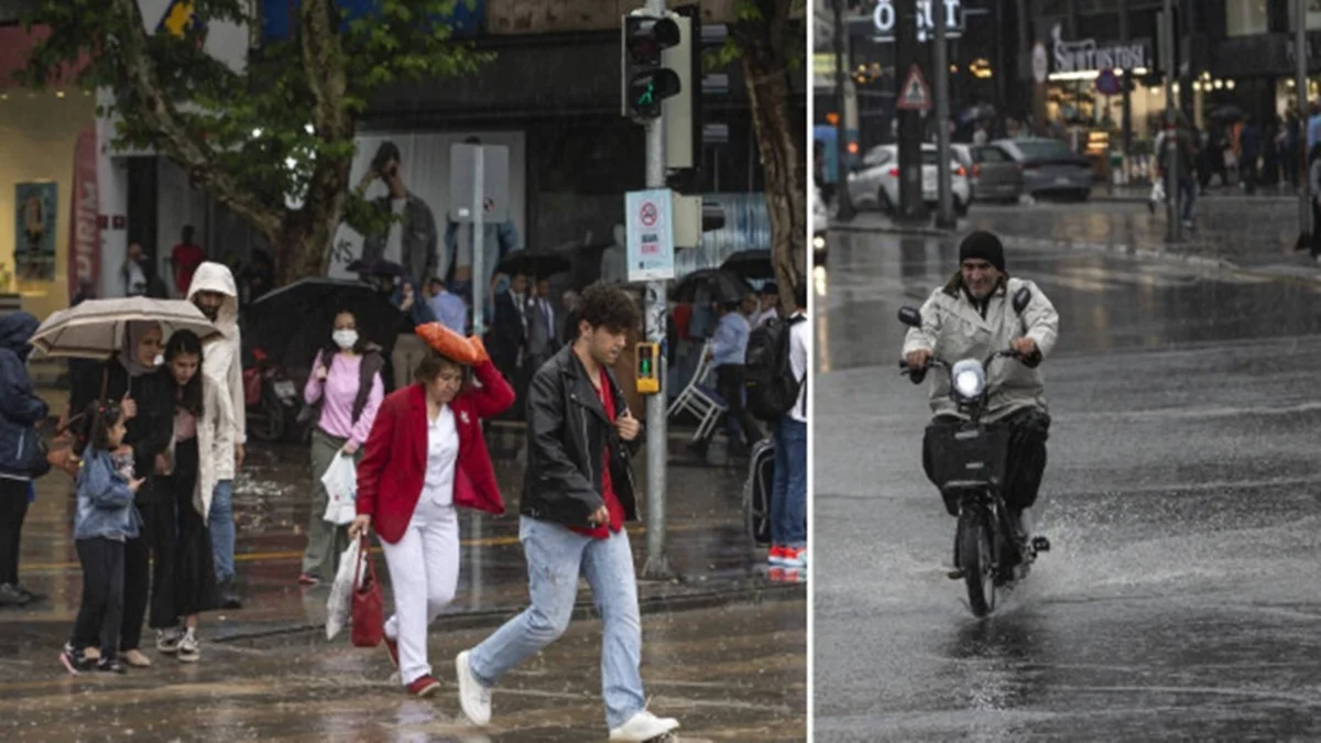Meteoroloji Bahar Yağmuru Başladı Dedi: Şemsiyesiz Çıkmayın Sağanak Tüm Hafta Yağacak