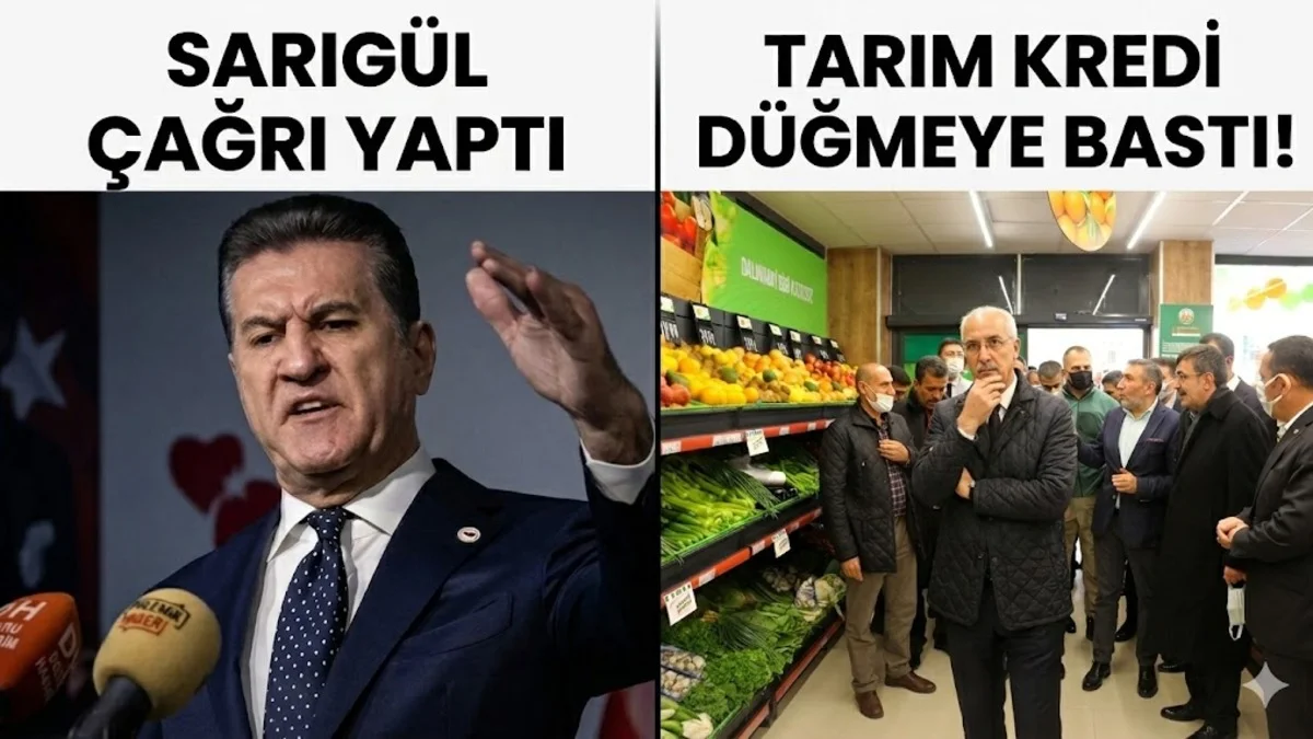 Sarıgül Çağrı Yaptı: Tarım Kredi indirim başlattı